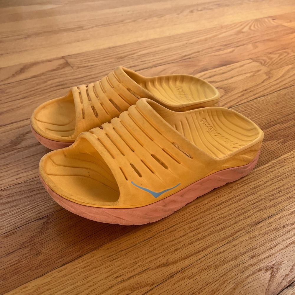 Hoka Recovery Slides - Orange